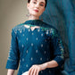Jyoti Fashion Women's Morpich Cotton Blend Embroidery & Sequence work Kurta with Trouser & Dupatta | Swadesiicart