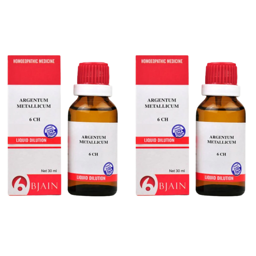 Bjain Homeopathy Argentum Metallicum Dilution | Swadesiicart