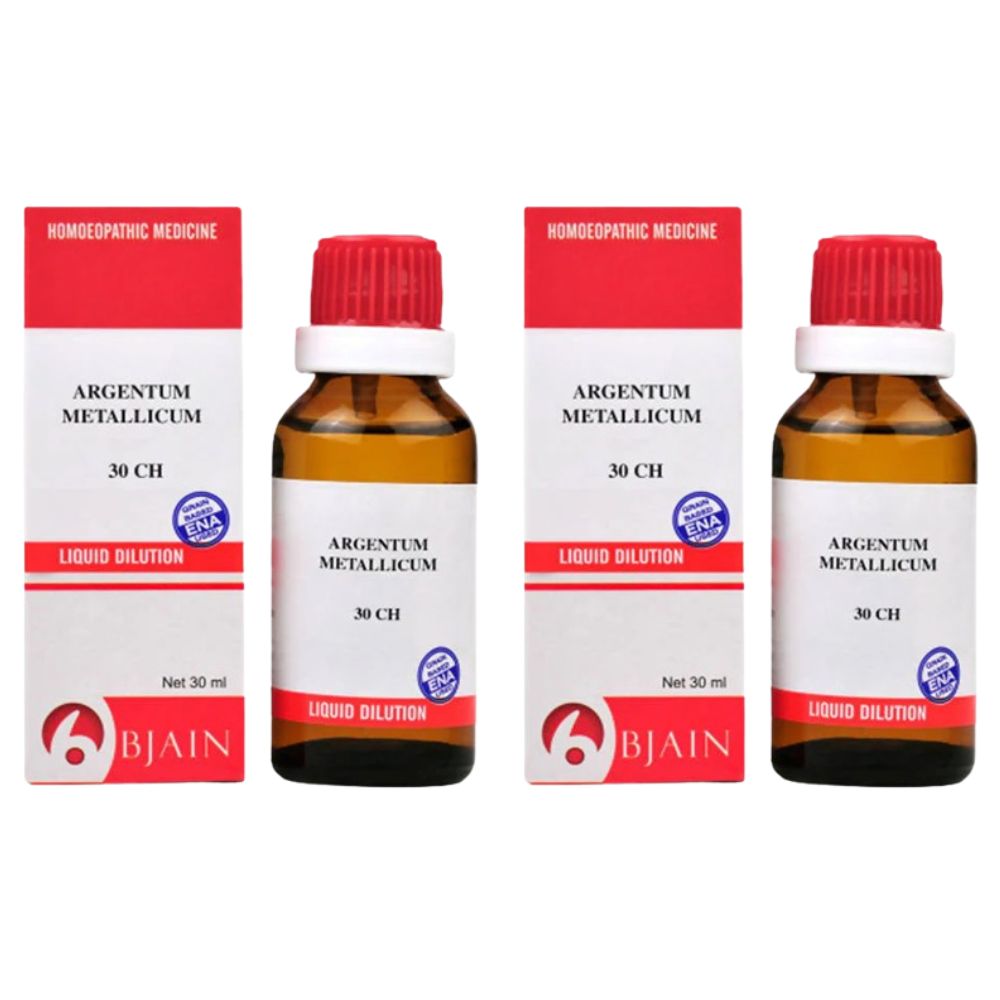 Bjain Homeopathy Argentum Metallicum Dilution | Swadesiicart