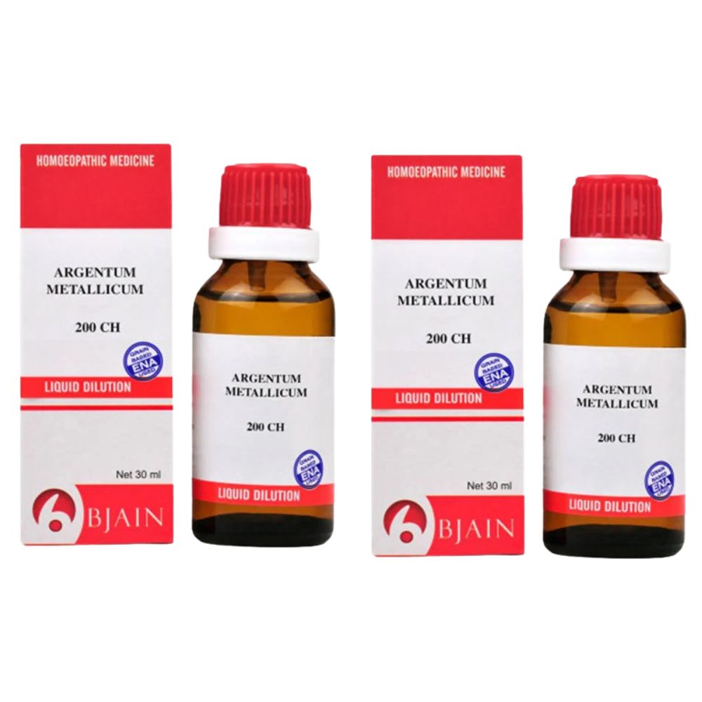 Bjain Homeopathy Argentum Metallicum Dilution | Swadesiicart