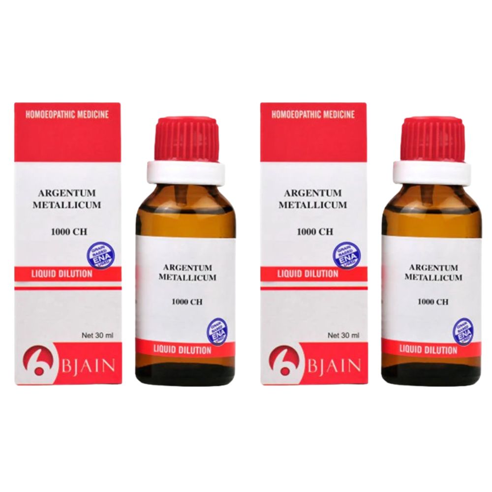Bjain Homeopathy Argentum Metallicum Dilution | Swadesiicart