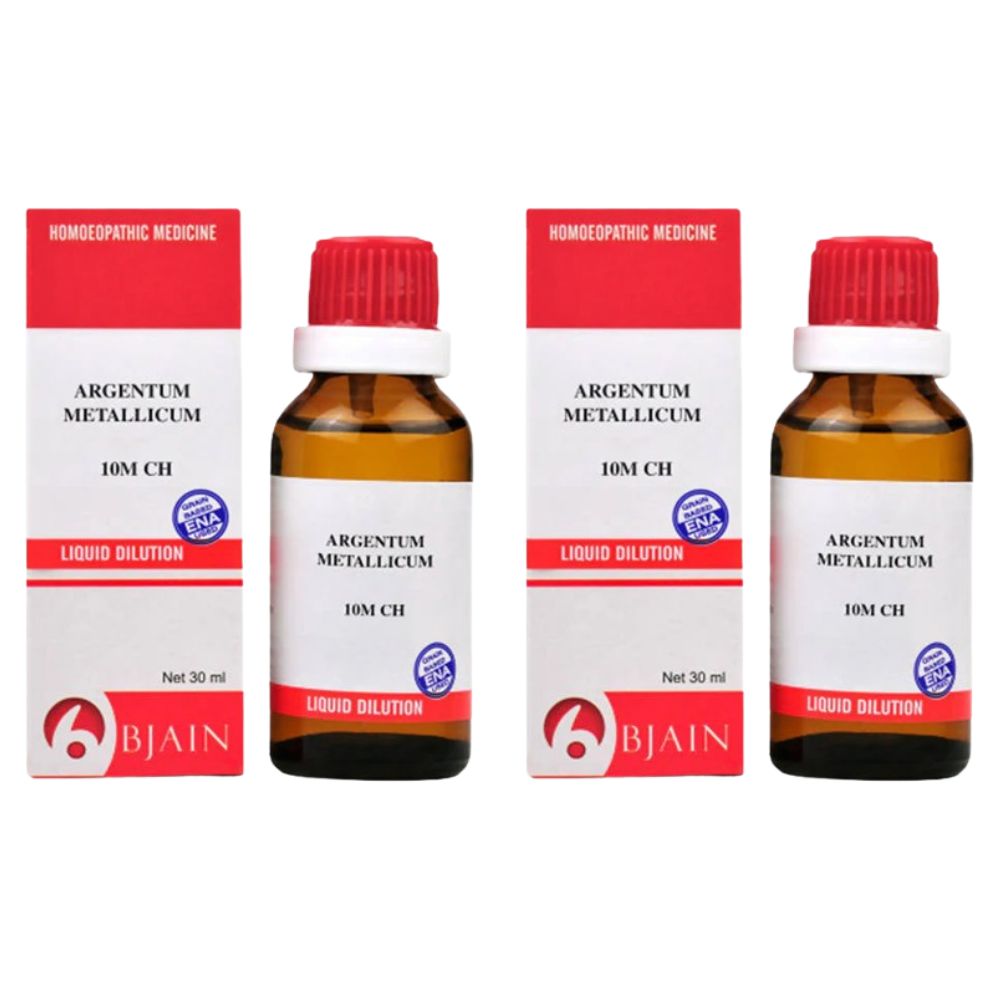 Bjain Homeopathy Argentum Metallicum Dilution | Swadesiicart
