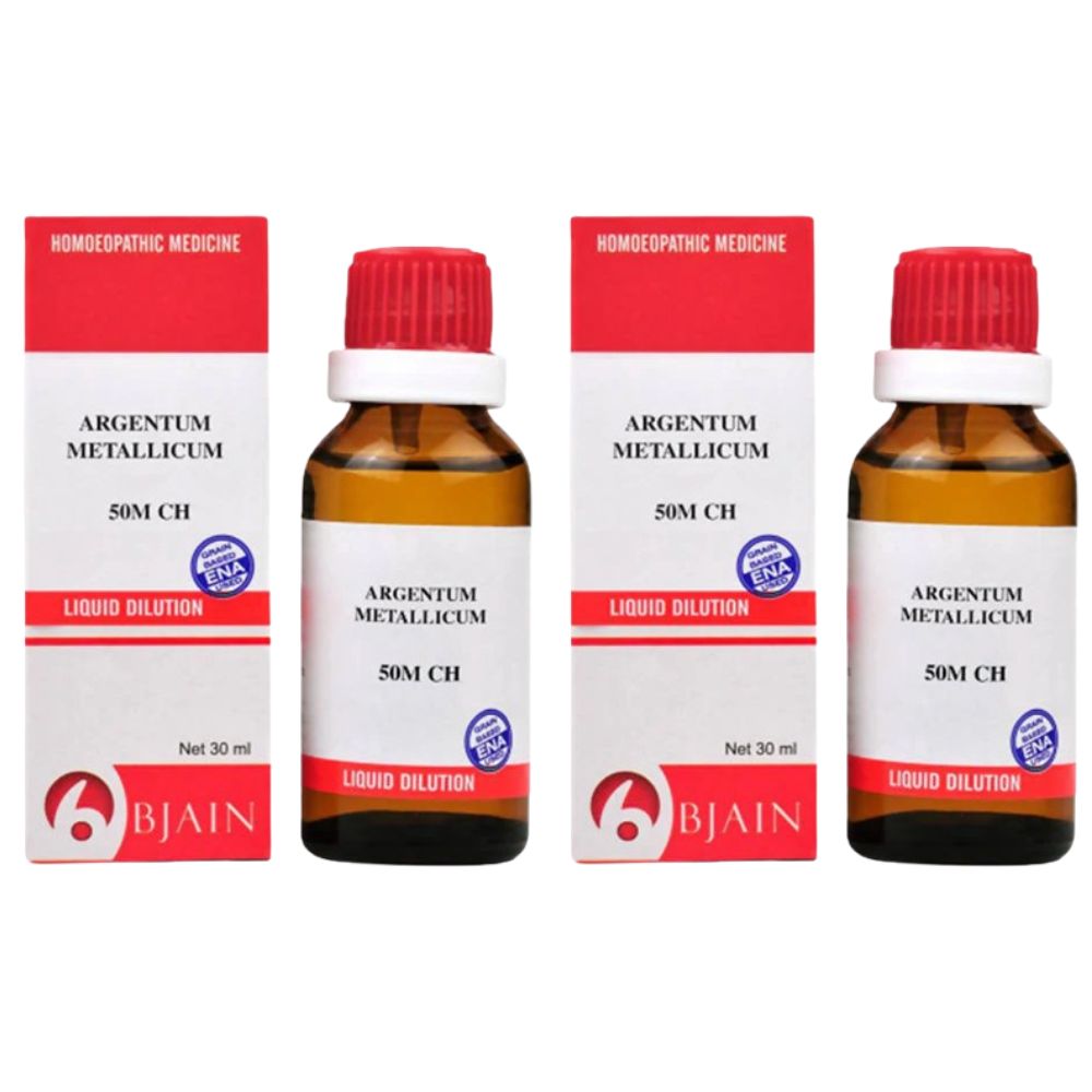 Bjain Homeopathy Argentum Metallicum Dilution | Swadesiicart