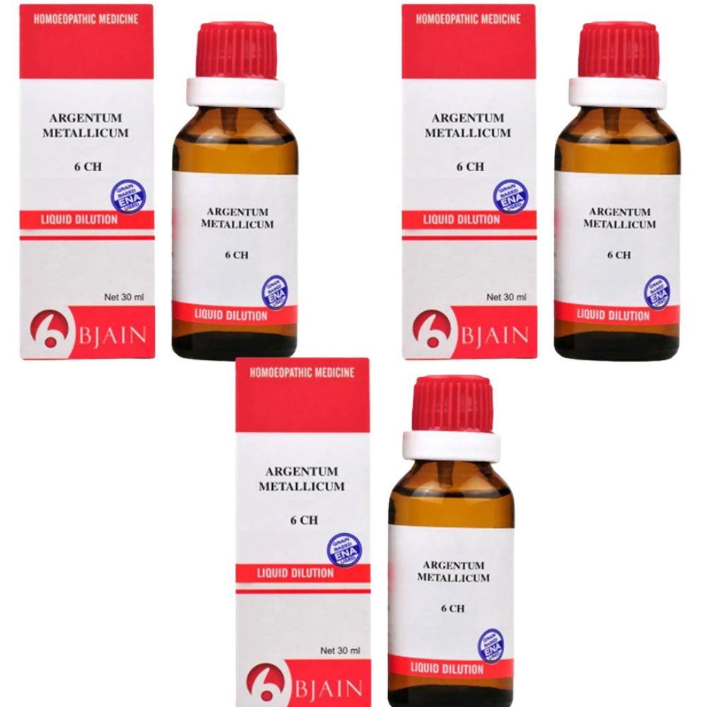 Bjain Homeopathy Argentum Metallicum Dilution | Swadesiicart