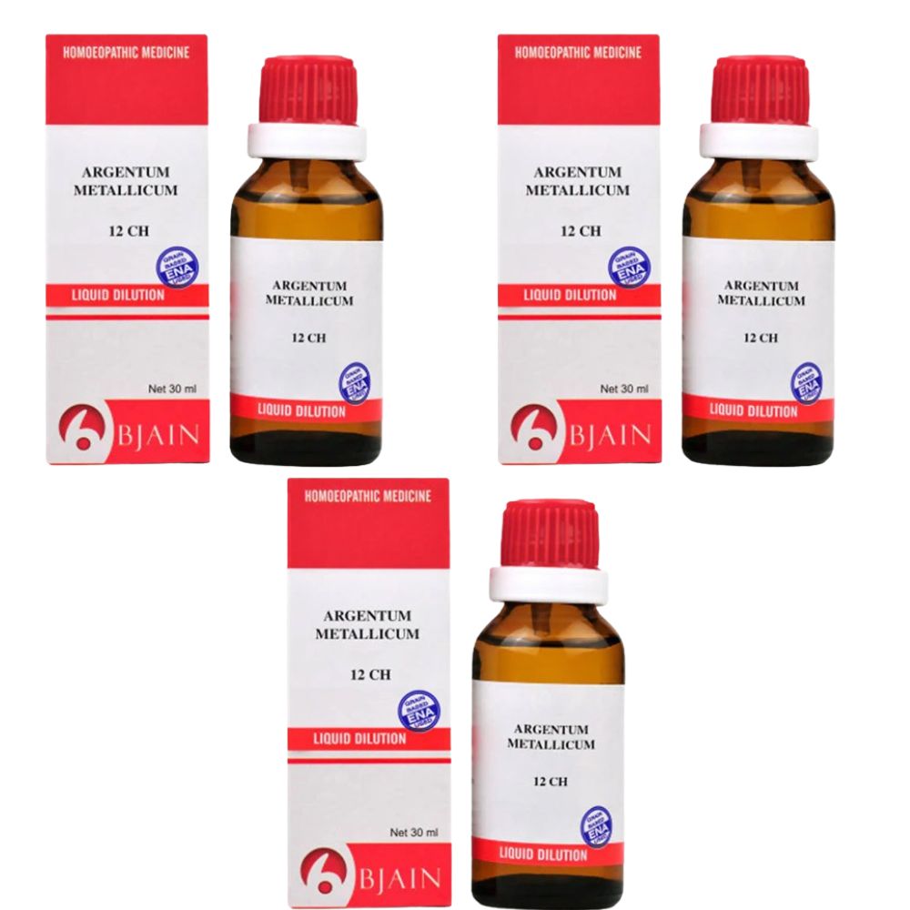 Bjain Homeopathy Argentum Metallicum Dilution | Swadesiicart