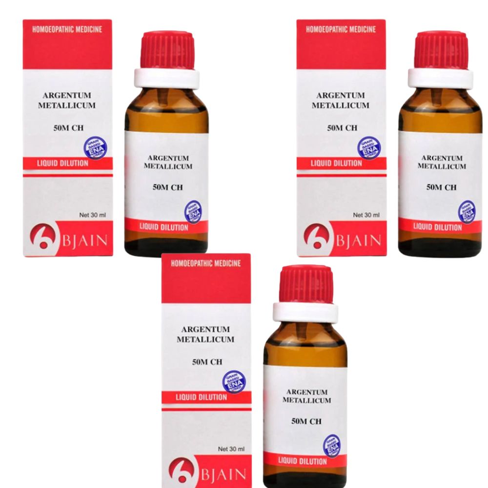 Bjain Homeopathy Argentum Metallicum Dilution | Swadesiicart