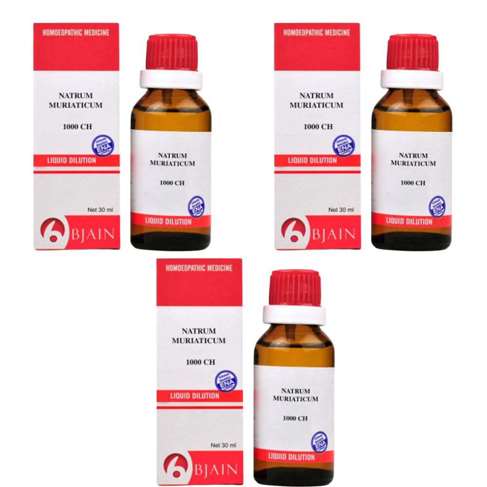 Bjain Homeopathy Natrum Muriaticum Dilution | Swadesiicart