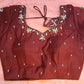 Kia Fashions Maroon Cotton Silk Hand Embroidered Readymade Blouse - Swadesiicart