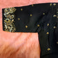Kia Fashions Black Cotton Silk Hand Embroidered Readymade Blouse - Swadesiicart