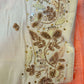 Kia Fashions Off-White Cotton Silk Hand Embroidered Readymade Blouse - Swadesiicart