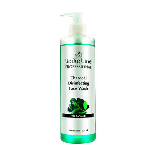 Vedic Line Active Charcoal Disinfecting Face Wash - Swadesiicart