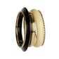 Brass Alloy Designer Brass Five Bangle Set - The Pari - Swadesiicart