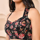 Amodini Designer Studio Embroidered Black Halter-Neck Designer Blouse