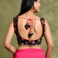 Amodini Designer Studio Embroidered Black Sweetheart Neck Designer Blouse