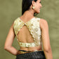 Amodin Designer Studio Golden Tissue Floral Cutdana Padded Blouse