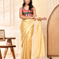 Amodini Designer Studio Zari Brocade Sleeveless Padded Blouse
