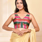 Amodini Designer Studio Zari Brocade Sleeveless Padded Blouse