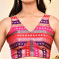 Amodini Designer Studio Zari Brocade Sleeveless Padded Blouse
