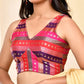 Amodini Designer Studio Zari Brocade Sleeveless Padded Blouse