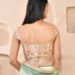 Amodini Designer Studio Kashi Banarsi Corset Style Golden Blouse
