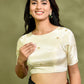 Amodini Designer Studio Golden Tissue Padded Blouse