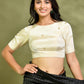 Amodini Designer Studio Golden Tissue Padded Blouse