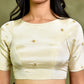Amodini Designer Studio Golden Tissue Padded Blouse