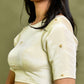 Amodini Designer Studio Golden Tissue Padded Blouse