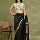 Amodini Designer Studio Gold Mirror-Embellished Sleeveless Padded Blouse