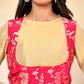 Amodini Designer Studio Pink Banarsi Jacket With Golden Blouse - Swadesiicart