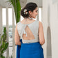 Amodini Designer Studio Women Embellished Sweetheart Neck Saree Blouse