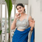 Amodini Designer Studio Women Embellished Sweetheart Neck Saree Blouse
