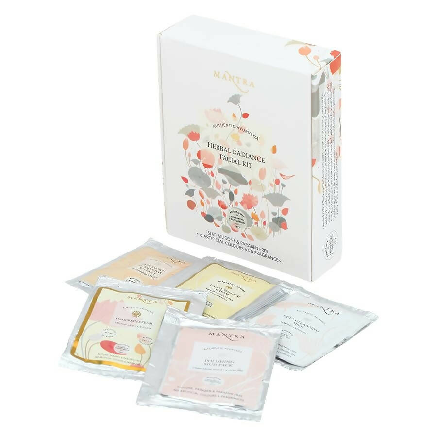 Mantra Herbal Herbal Radiance Facial Kit - Swadesiicart