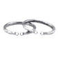 Mominos Fashion Kamal Johar Oxidised Silver Pressing Style Anklets | Swadesiicart