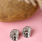 NVR Women Silver-Plated Contemporary Studs Earrings - Swadesiicart