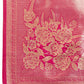 Vishnu Weaves Women's Pink Banarasi Silk Zari Woven Saree with Blouse - Swadesiicart