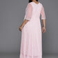 Ahalyaa Women's Traditional wear Ethnic Dress - Pink | Swadesiicart