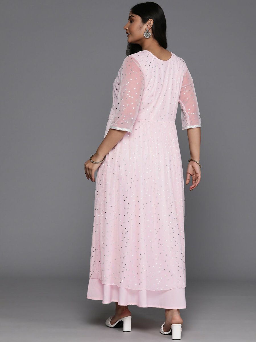 Ahalyaa Women's Traditional wear Ethnic Dress - Pink | Swadesiicart