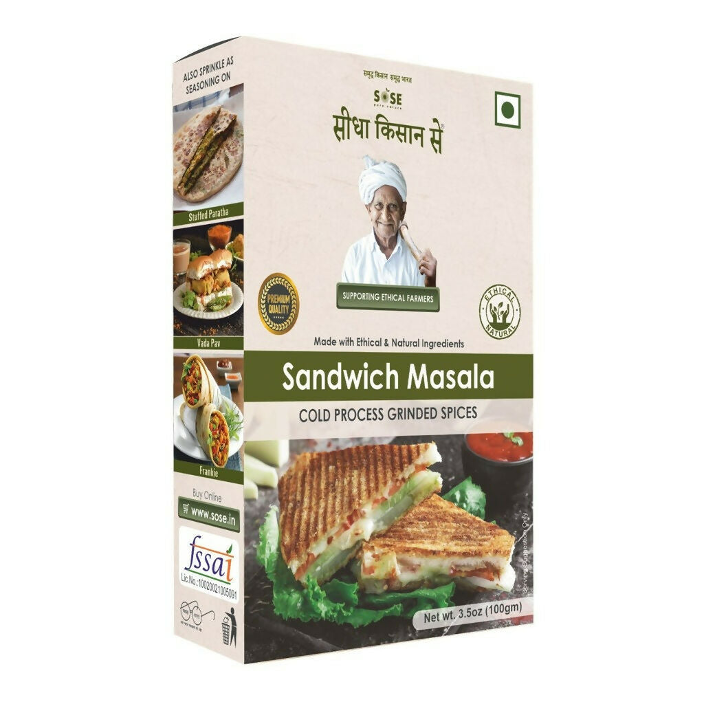 Gir Sidha Kisan Se Natural Sandwich Masala | Swadesiicart