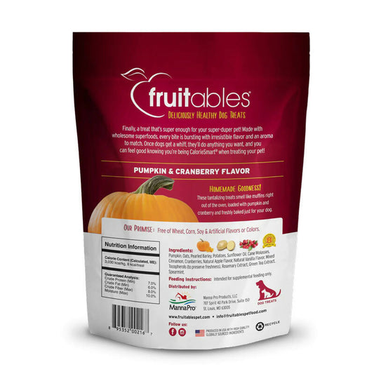 Fruitables Pumpkin And Cranberry Dog Treat - Swadesiicart