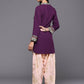 Ahalyaa Women's Traditional wear Kurta Set - Burgundy | Swadesiicart