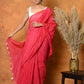 Very Much Indian Mul Cotton Khadi Design Handloom Woven Saree - Pink | Swadesiicart