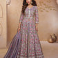 Anaita Purple Shimmer Readymade Suit with Heavy Embroidery & Sequence Work