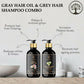 Ivory Natural Grey Combo For Hair - Natural Solution For Greys, Restore Natural Black And Shine Of Hair | Swadesiicart