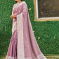 Shree Shyam Fashion Onion Pink Linen Saree