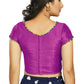 Aastha Fashion Women's Purple Art Silk Designer Party Wear Readymade Blouse