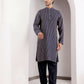 Blue Modal Silk Designer Printed Men's Kurta - Mahotsav