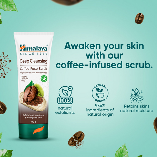 Himalaya Herbals Deep Cleansing Coffee Face Scrub - Swadesiicart