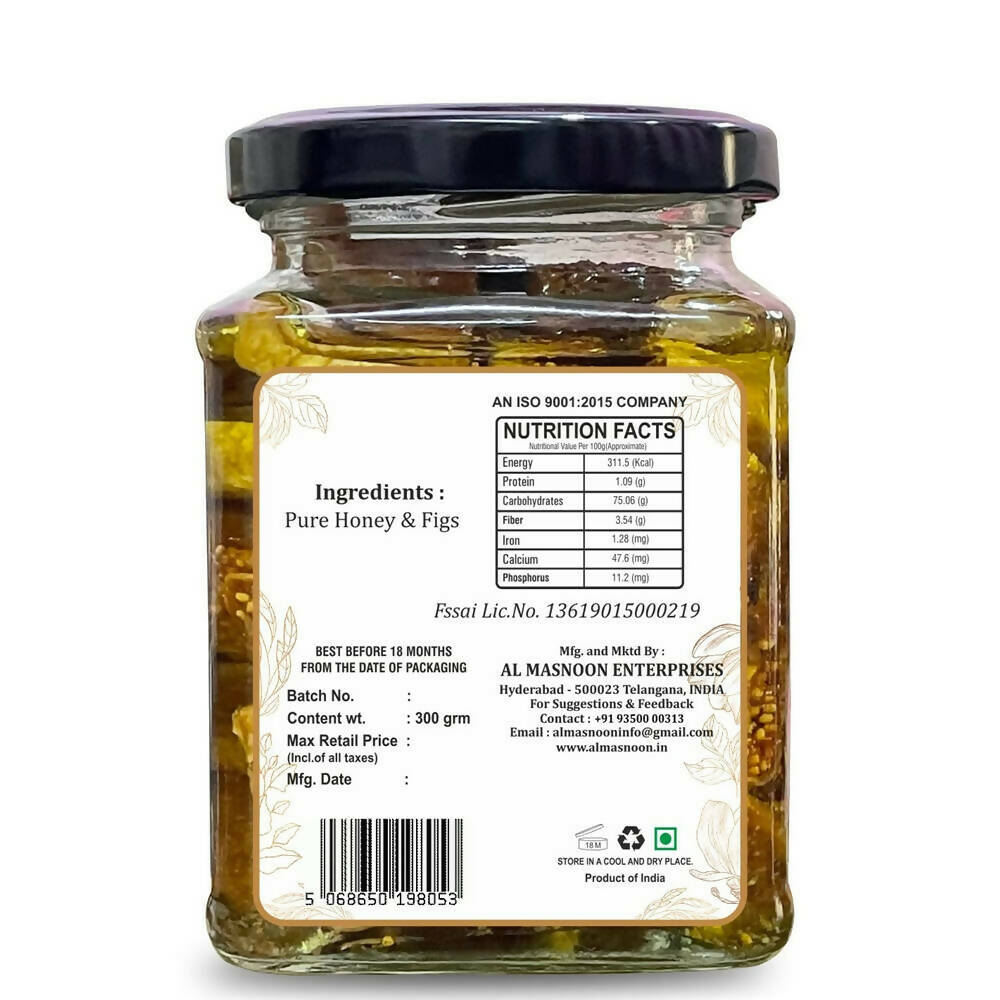 Al Masnoon Honey With Figs - Swadesiicart