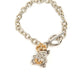 Silver-Plated Alloy Silver Teddy Charm Bracelet - The Pari - The Pari - Dinesh Associates